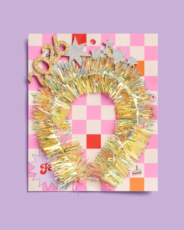 NYE 2026 Headband - fringe headband