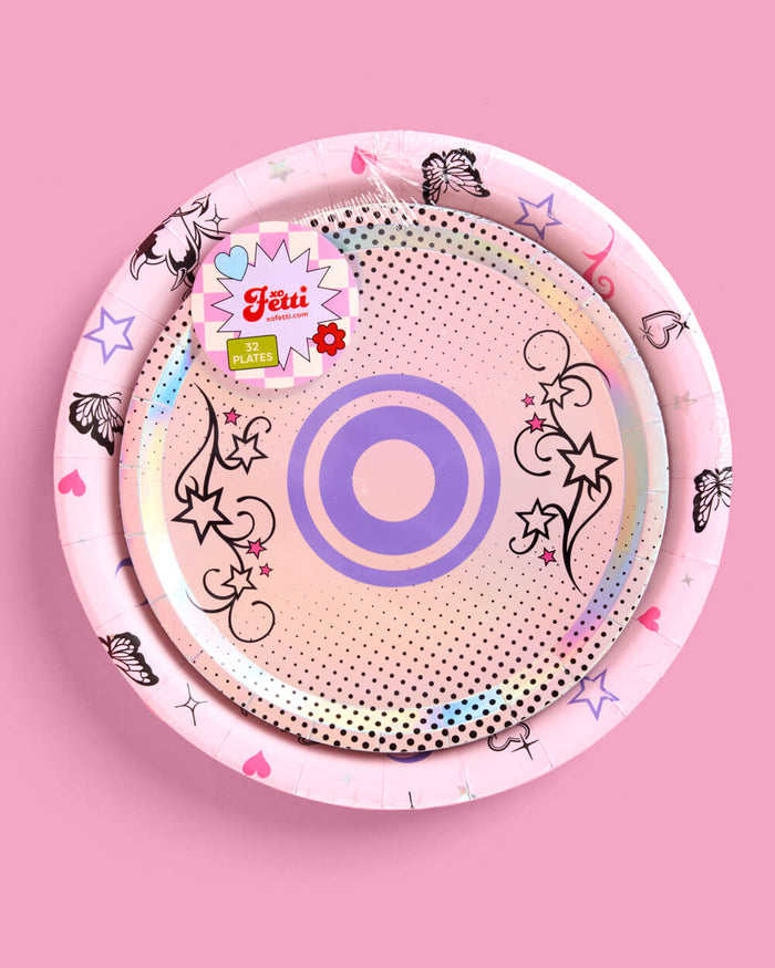 Y2K Plates - 32 paper plates