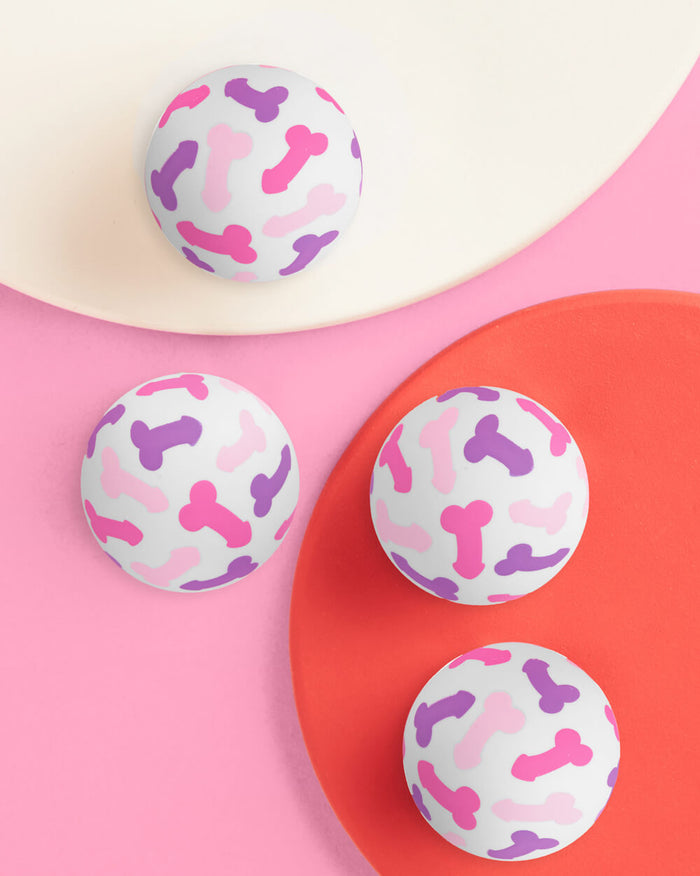 P3N!5 Pong Balls - really cute pong balls