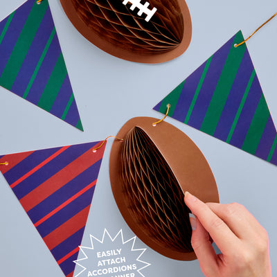 Game Time Banner - gold foil banner