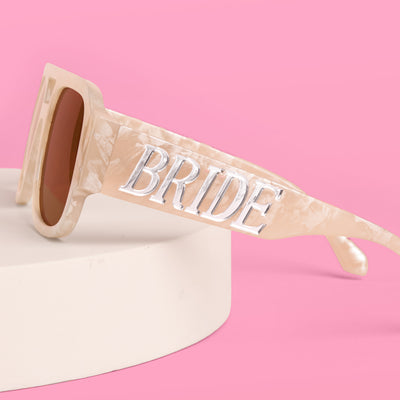 Bride Aviator Sunnies - neutral tortoise sunglasses
