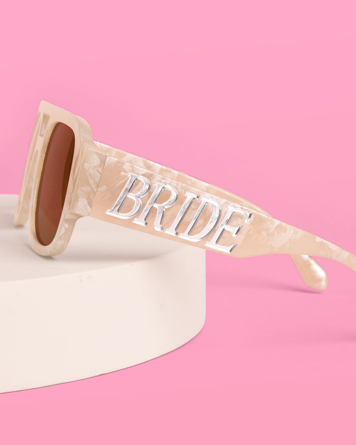 Bride Aviator Sunnies - neutral tortoise sunglasses