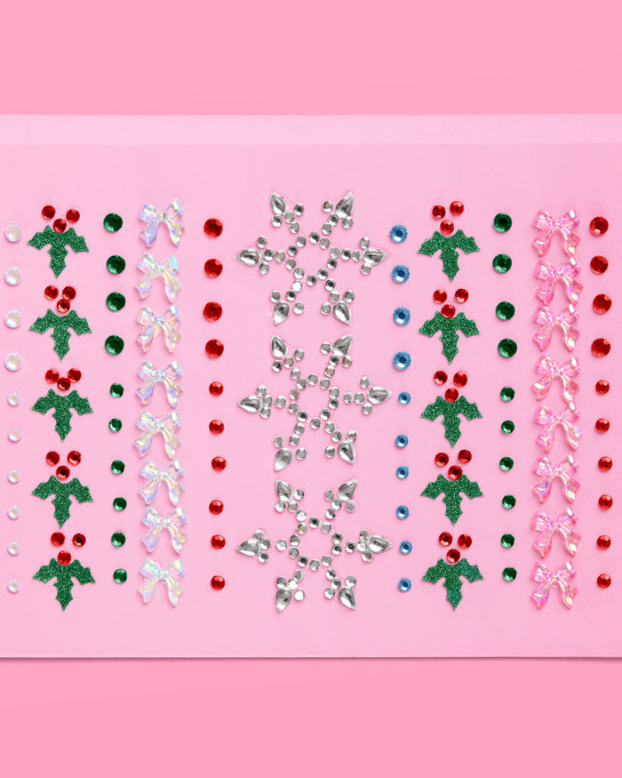 Merry & Bright Gem Set - 89 adhesive face gems
