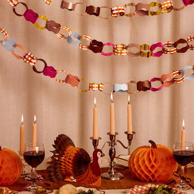 Thanksgiving Paper Chains - autumn paper garland