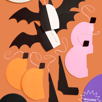 Halloween Accordion Set - 8 paper accordions