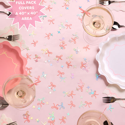 Tying the Knot Confetti - 200 pc iridescent foil confetti