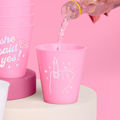 She Said Yes! Shots - 12 matte 2 oz shot glasses