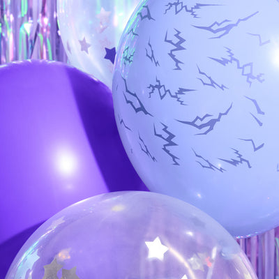 Kpop Party Balloons - 24 purple latex balloons