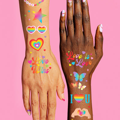 Pride Tats - 54 temporary tattoos