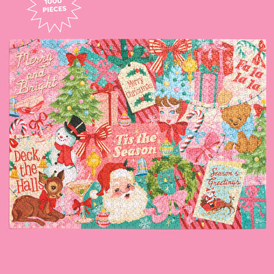 Pinkmas Puzzle - 1000 pc jigsaw puzzle