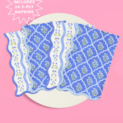 Coastal Napkins - 24 printed napkins