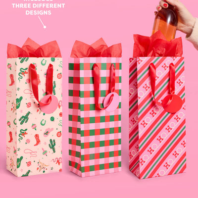 HO-down Wine Bag Set - 9 wine gift bags