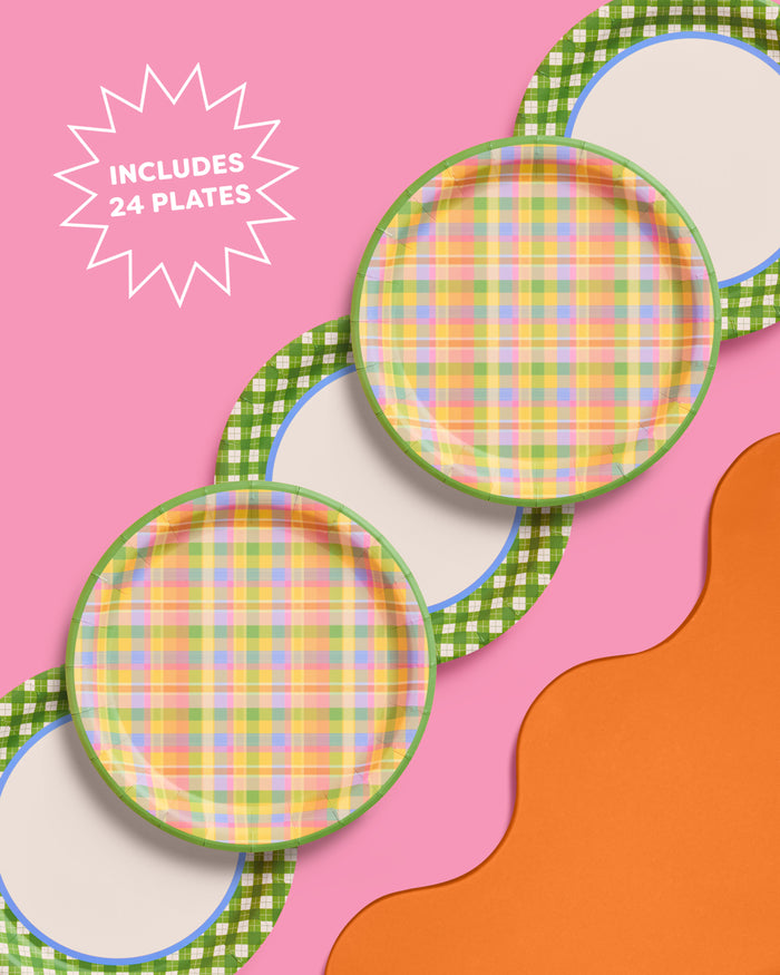 Summer Camp Plates - 24 paper plates