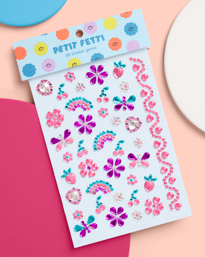 Dreamy Face Gem Set - 38 adhesive face gems