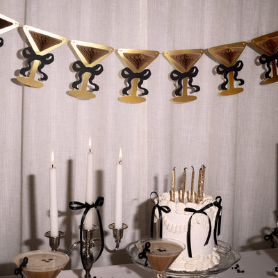 Espresso Martini Banner - 3D paper banner