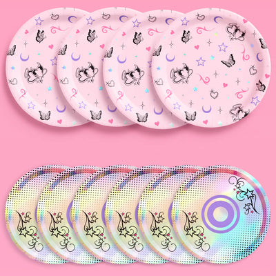 Y2K Bday Bundle - banner, tableware + more