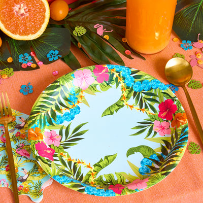 Tropical Plates - 24 paper plates