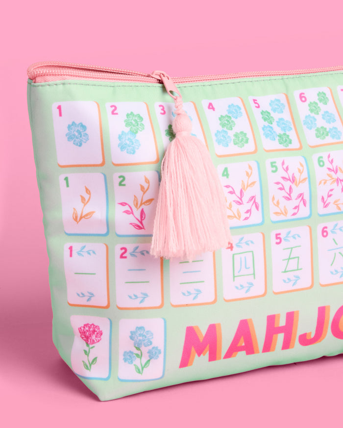 Mahjong Tile Bag - nylon zipper bag