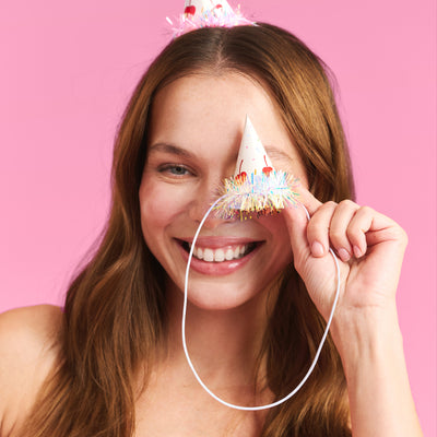 Mini Bday Cake Hats - 10 mini hats