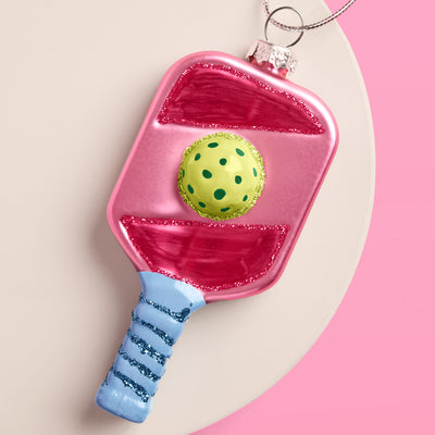 Pickleball Ornament - glass ornament
