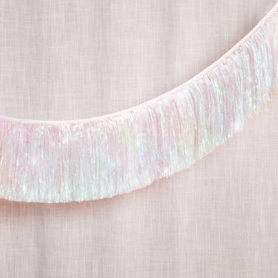Iridescent Fringe - iridescent foil banner