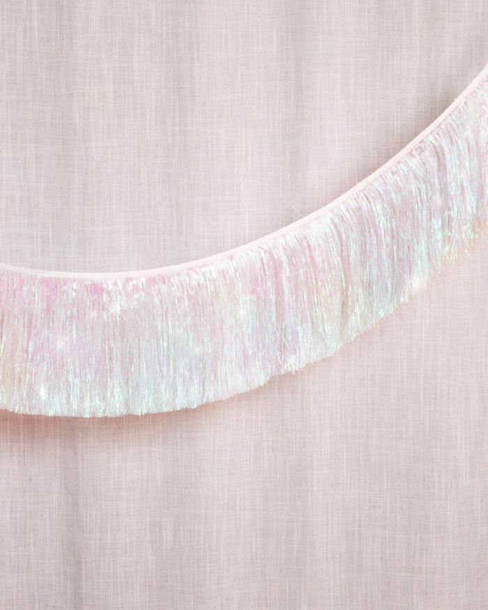 Iridescent Fringe - iridescent foil banner