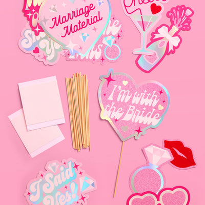 Future Mrs. Props - 24 pc. photo booth set