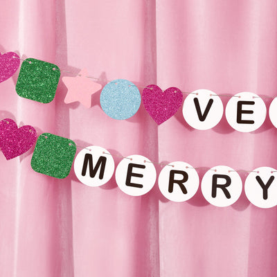 Very Merry Era Banner - friendship bracelet banner