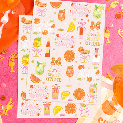 Spritz Tattoos - 2 sheet temporary tattoo set