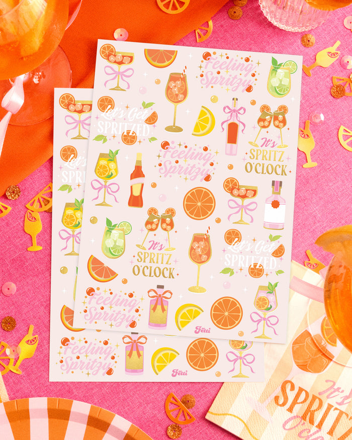 Spritz Tattoos - 2 sheet temporary tattoo set