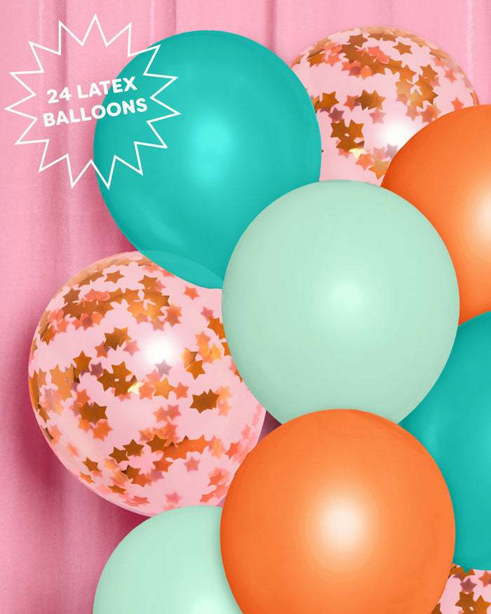 Showgirl Balloons - 24 latex balloons