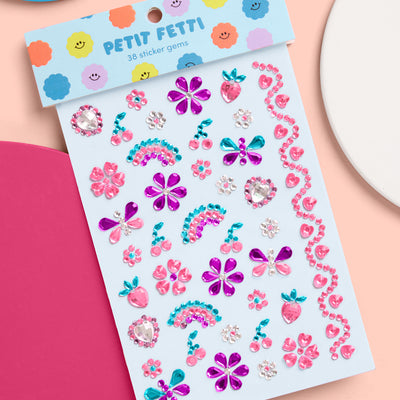 Dreamy Face Gem Set - 38 adhesive face gems