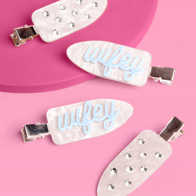 Wifey Beauty Clips - 4 pc acrylic hair clips