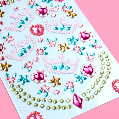 Pretty Princess Gem Set - 53 adhesive gems