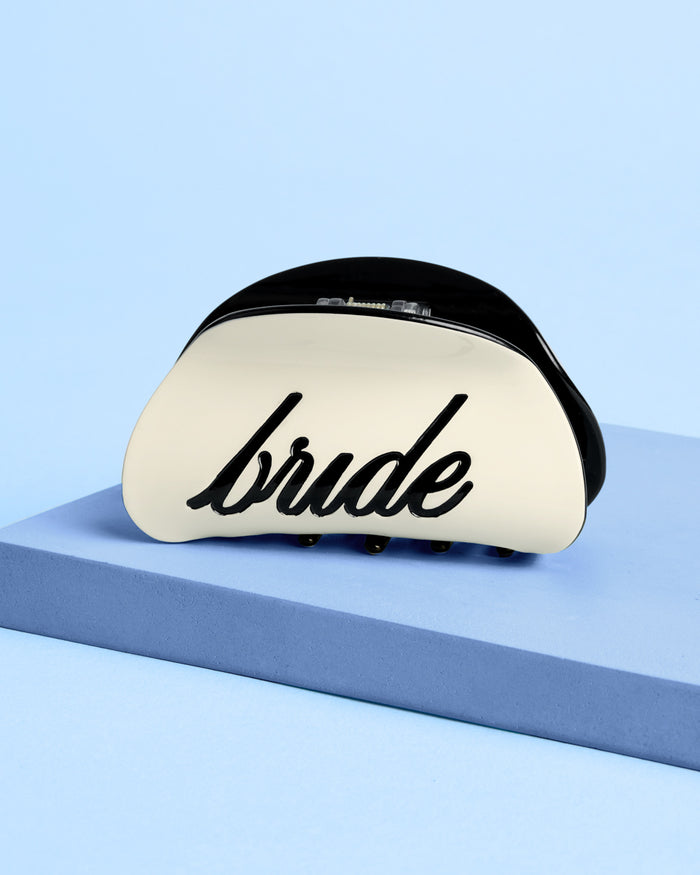 Classic Bride Clip - two tone claw clip