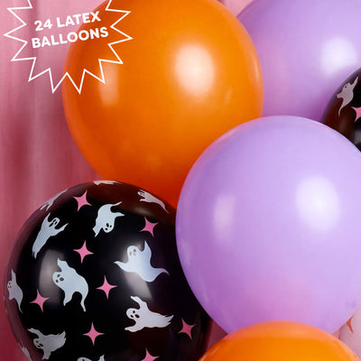 Halloween Latex Balloons - 24 spooky balloons