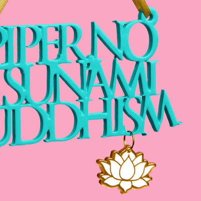 Piper No! Ornament - aqua ornament