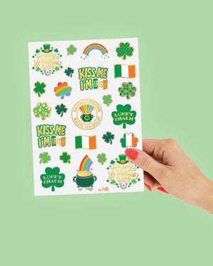 Kiss Me Tats - 50 foil temporary tattoos