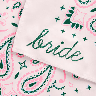 Camp Bride Bandana - embroidered bandana