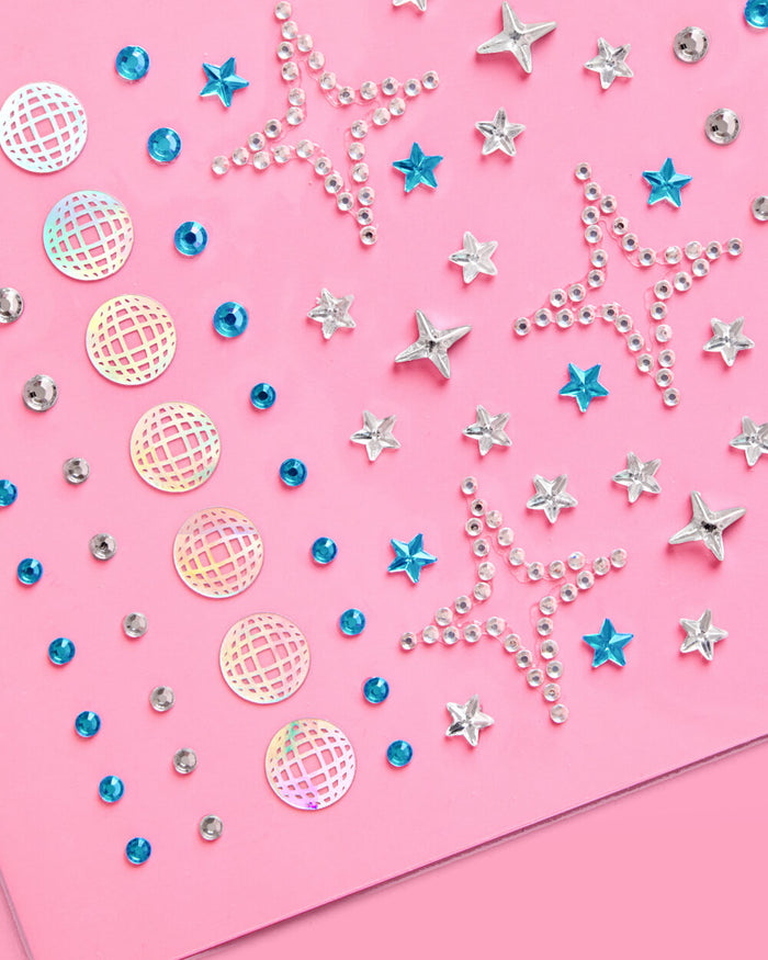 Disco Ball Face Gems - 98 pc face gem set