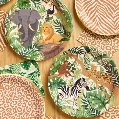 Safari Plates - 24 paper plates