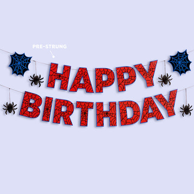 Spider Web 🕸️ Banner - 3D paper banner