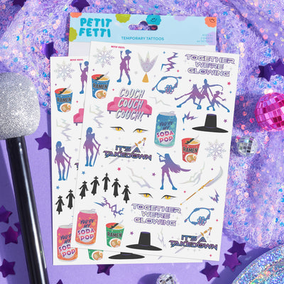 Takedown Tats - 68 temporary tattoos
