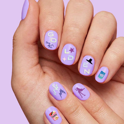 Kpop Nail Stickers - 4 sheet set