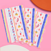 Italian Capri Napkins - 25 wavy edge napkins