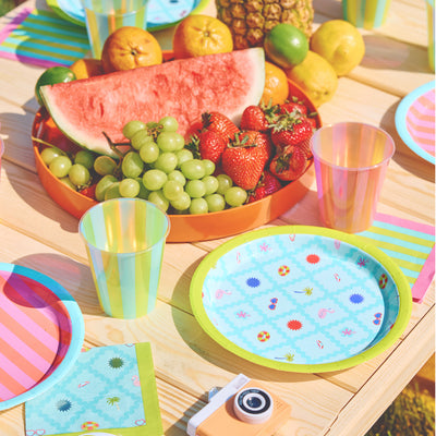 Pool Party Plates - 24 paper plates