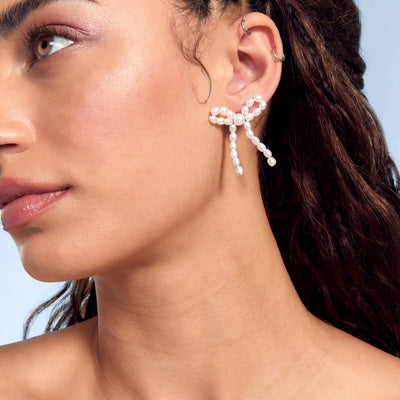 Pearls of Gold Earrings - set of 3 earrings