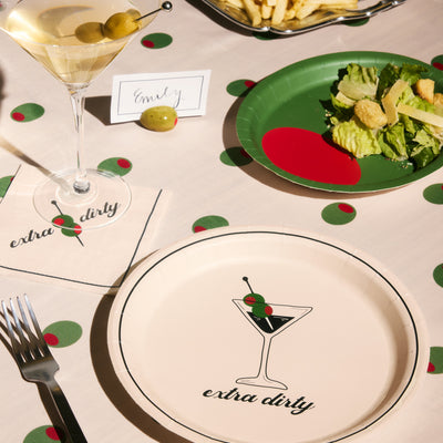 Extra Dirty Plate Set - 32 paper plates, 2 sizes