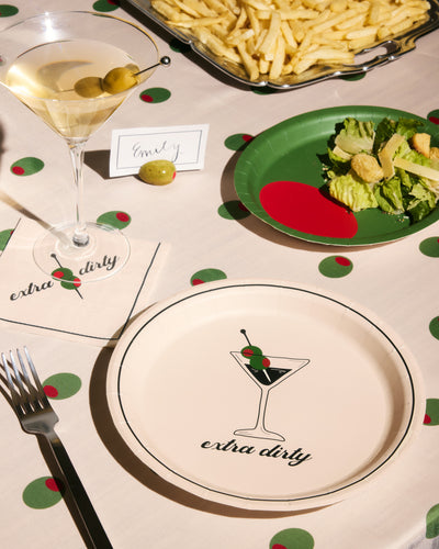 Extra Dirty Plate Set - 32 paper plates, 2 sizes