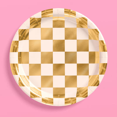 Check Me Out Plates - 25 paper plates